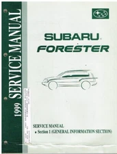 SUBARU FORESTER Mk1 (SF) 2.0 SOHC/DOHC INCL TURBO '99 FACTORY MANUAL (4xVOL SET)