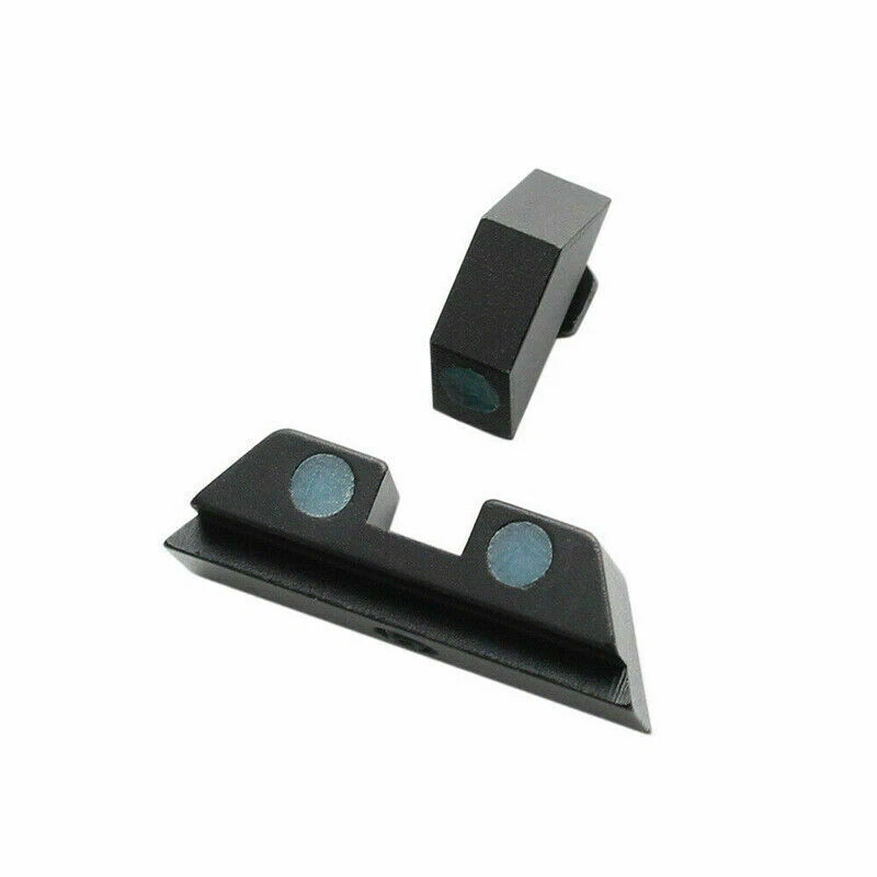 Juego de 2 miras nocturnas Glock verdes y azules para 17 19 22 23 24 26 27 33 34 35 38 39 45 Foto 2 de 4