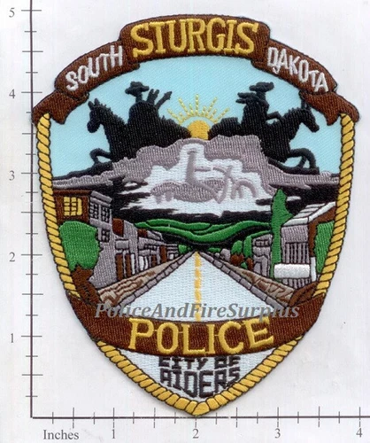 South Dakota - Sturgis Police Dept Patch - City Of Riders