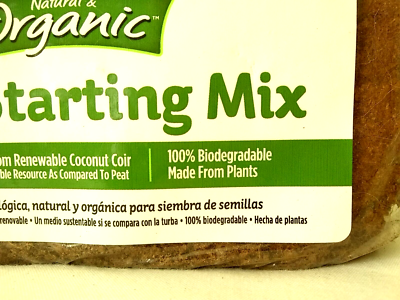 Burpee Concentrated Organic Seed Starting Mix 6 Bricks - 8 Quarts Each  Brick T33 for sale online | eBay