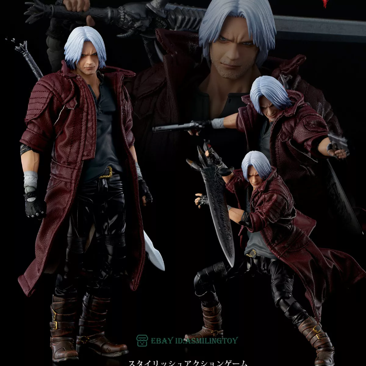 Dante from Devil May Cry 5 and Cloud Strife from Final