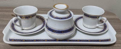 Vintage His and Hers Wiuterliug (Winterling) 6 Piece Coffee Set