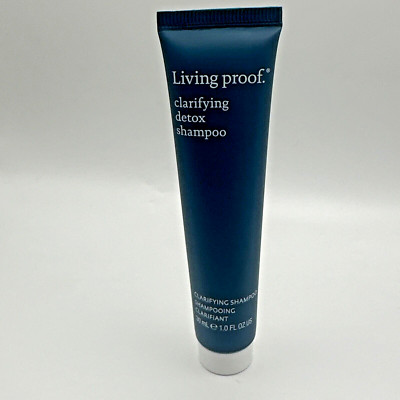 NEW Living Proof Clarifying Detox Shampoo Travel Size Mini 30ml/1oz NEW