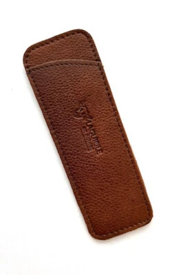 Taschenmesser Etui Laguiole en Aubrac braun genarbt für 12 cm Messer