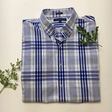 Tommy Hilfiger Slim Fit, Long Sleeve, Plaid, sz 16