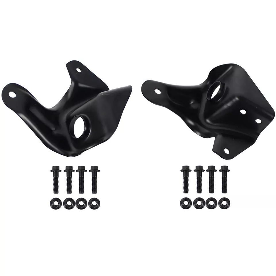 15" Wood Steering Wheel Kit For 1978-1991 Ford Bronco & F-Series Trucks - Mahogany Finish