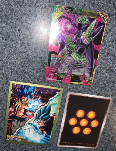 Dragon Ball Super XD3-09 ST Cell, Perfection Misspent HOLOFOIL ST-RARE Card +2BI - Picture 3 of 24
