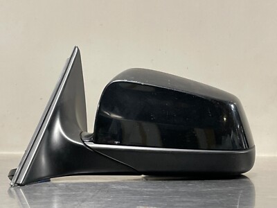 2012 BMW 750i OEM Left Hand Drivers Side Power Door Mirror Black Heated 10 11