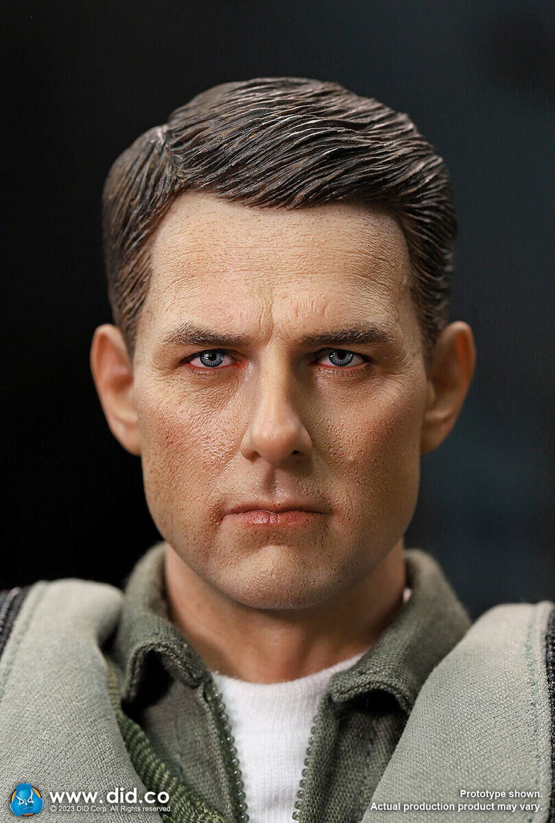 1/6 Top Gun Pete Maverick Mitchell Figure U.S Pilot DID Toys 1/6 Top Gun Pete Maverick Mitchell Figure U.S Pilot DID Toys