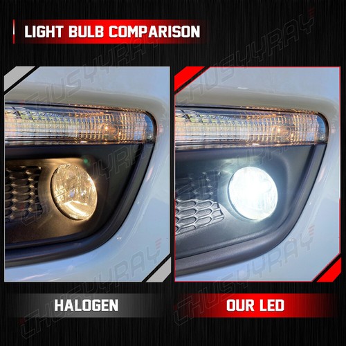 Fog Lights Front Bumper Bulbs Clear Lens for 2015-19 Chevrolet Silverado 2500 HD - Foto 8 di 12