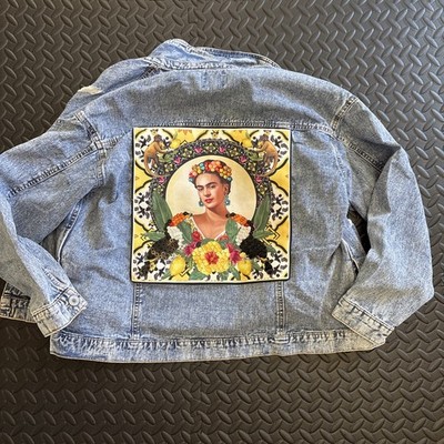 Frida Denim Jacket Customized M New