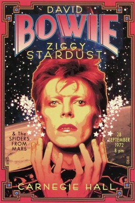David Bowie Ziggy Stardust Carnegie Hall Concert Poster 11x17 inch