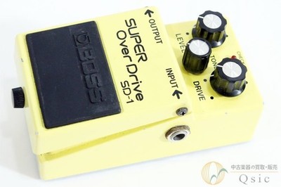 BOSS SD-1 Super OverDrive Guitar Pedal 1982 Vintage Used Crunch Sound