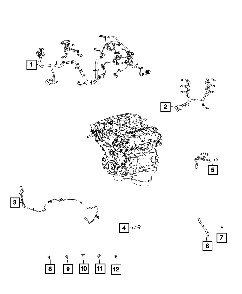 Genuine Mopar Engine Wiring 68535146AB