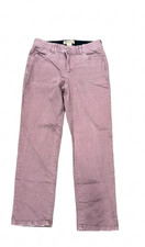 Democracy "Ab"solution High Rise Slim Straight Jeans - size 4, mauve Rose