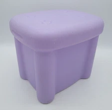 Vintage LITTLE TIKES Vanity Beauty Salon Purple "Upholstered" Stool Replacement