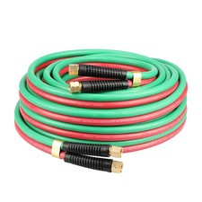 Manguera de oxígeno y acetileno de alta resistencia de 1/4 de pulgada × 50 pies