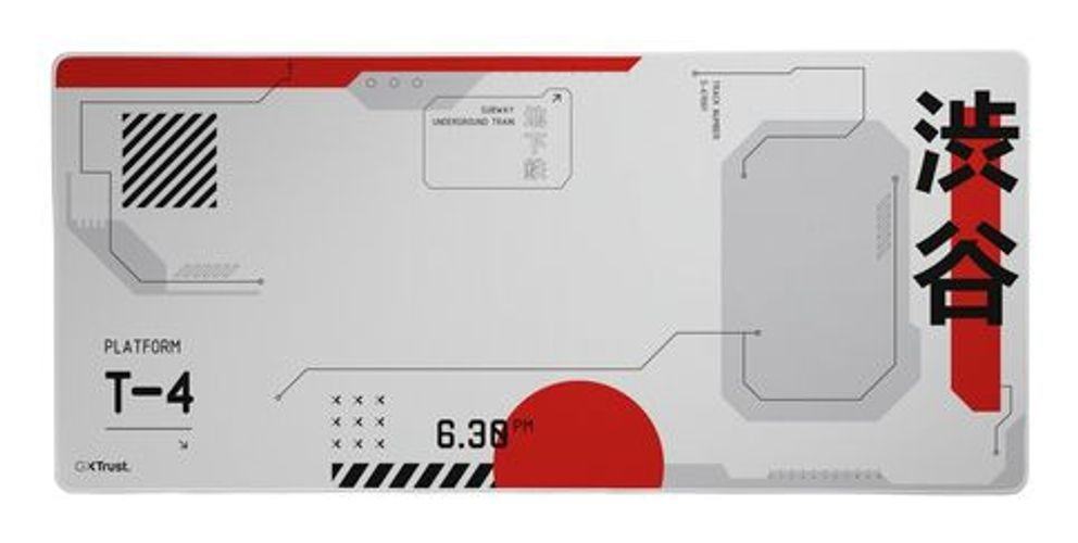 25717 Trust GXT 759 XXL Tappetino per mouse per gioco da computer Nero, Grigio,