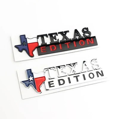 1pc x 3D ABS TEXAS EDITION CAR FENDER REAR EMBLEM BADGE for CHEVY SILVERADO GMC