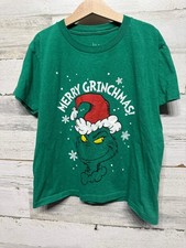 Merry Grinchmas T-Shirt - Boys Size XS - Fits Like 6/7 - Good Used Condition