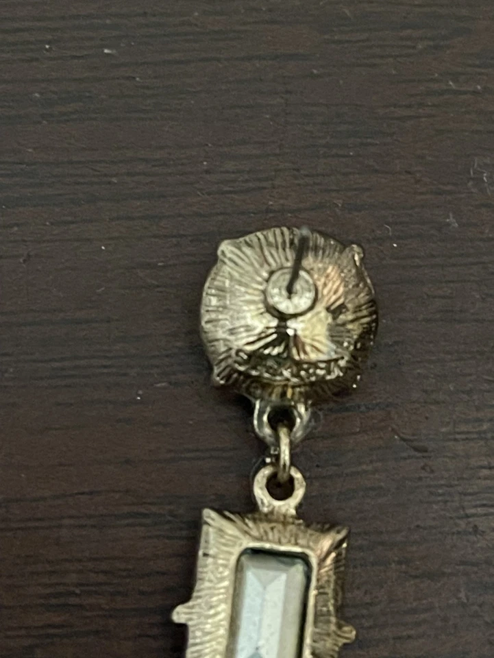 Pendientes colgantes apilados Sugarfix Baublebar piedras verdes azules gruesas grandes Foto 4 de 4