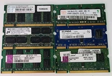 Memory DDR2 1GB 2GB 667 800MHz 200PIN PC2-5300 6400 Laptop SO-DIMM RAM HP DELL