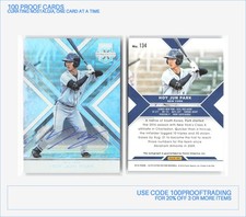 Hoy Jun Park Auto 2016 Panini Elite Extra Edition #134 Aspirations Blue /75 Mets