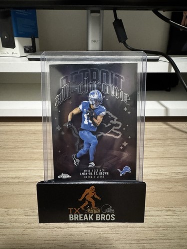 2025 Topps Chrome Amon-Ra St. Brown Base (RAW)