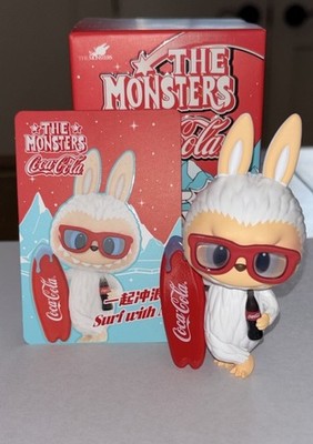Pop Mart The Monsters Coca Cola Confirmed Blind Box Surf With Me Labubu