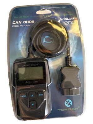 TOPDON ArtiLink 200 CAN OBDII Code Reader Batterietester Schwarz