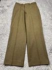 Vtg WWII US Army Serge Field Trousers Men 36x33 Wool 1945 D-Day Military Pants