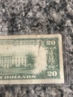 1929 $20 Federal Reserve Bank Note New York B Brown Seal FRBN Circulated — photo 7
