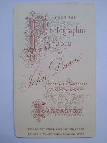 CDV niños niños? Vestido grande botones moda por John Davis, Lancaster - Imagen 2 de 2