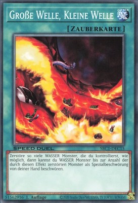 YuGiOh Große Welle, Kleine Welle SBC1-DEC15 Common Deutsch Neu 1st