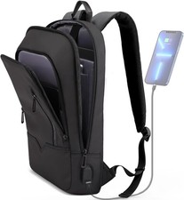Business Backpack for Men, 15.6 Inch Slim Lightweight Laptop Backpack with US...