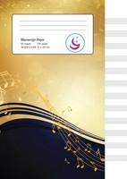 Manuscript Paper Yellow Notes A4 Blank Sheet Music Notebook Young Dreamers Press