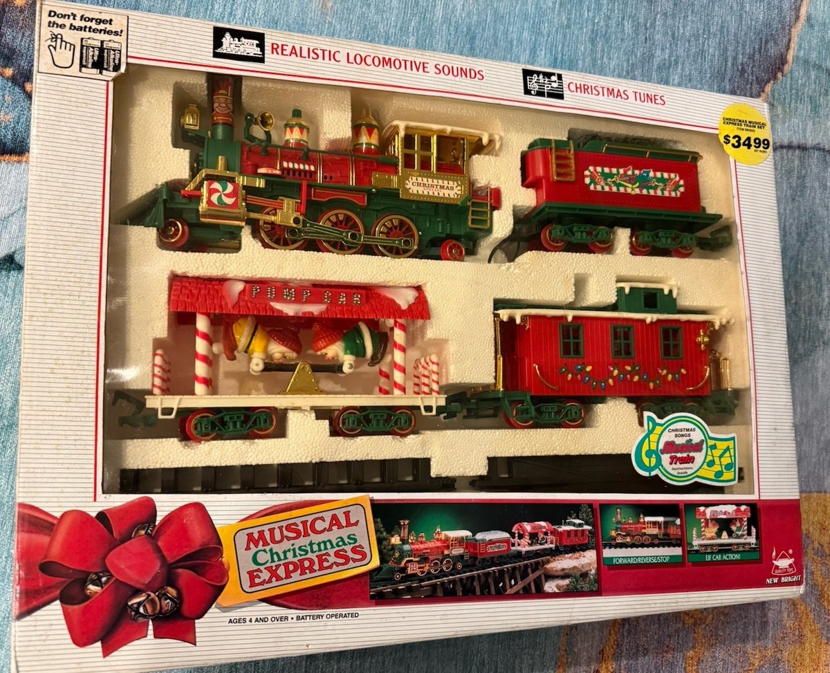 Vintage Limited Edition Holiday Time Express Musical Christmas