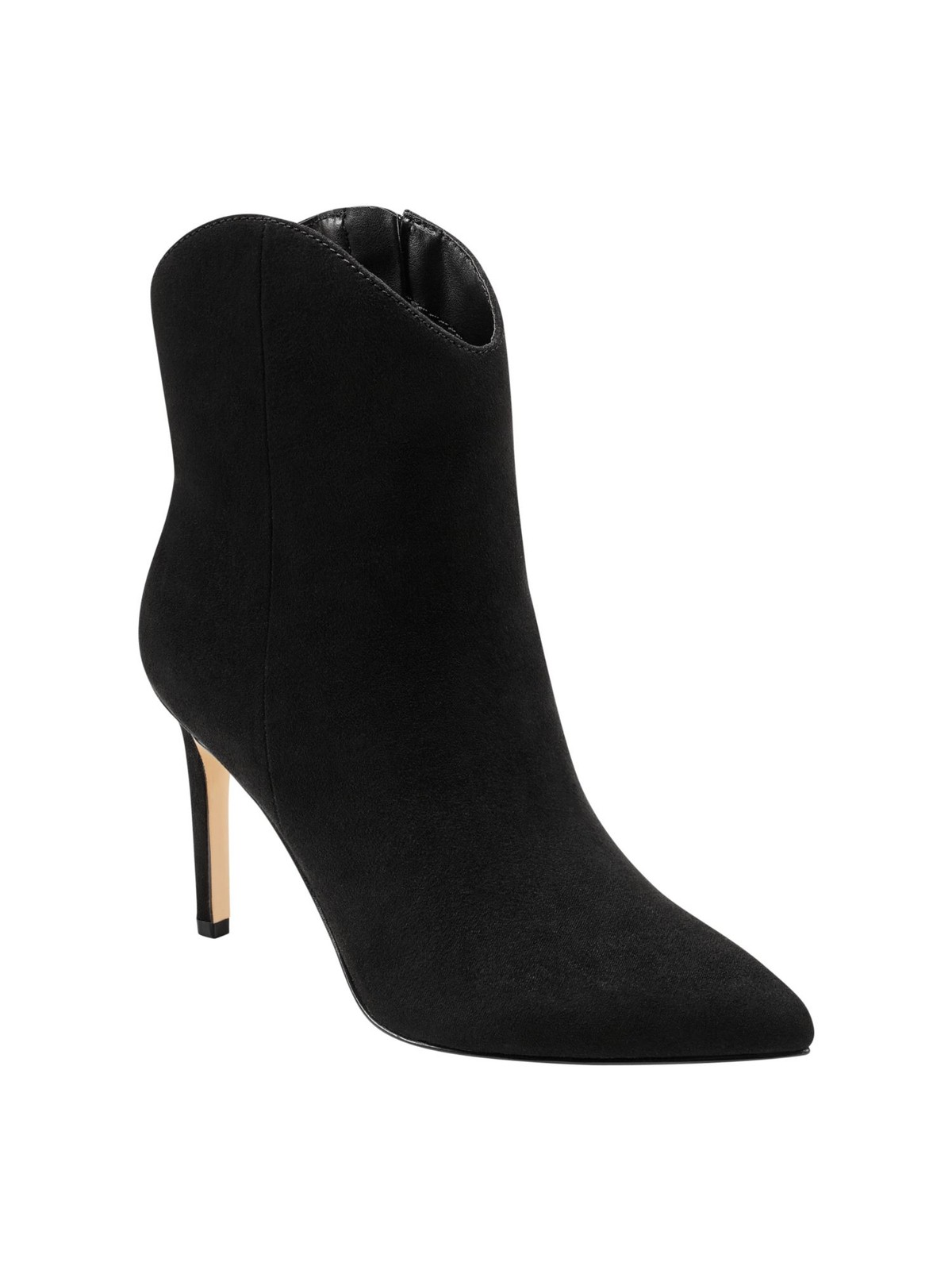 MARC FISHER Womens Black Padded Revati Pointy Toe Stiletto Zip-Up Booties 8 M 8990₽