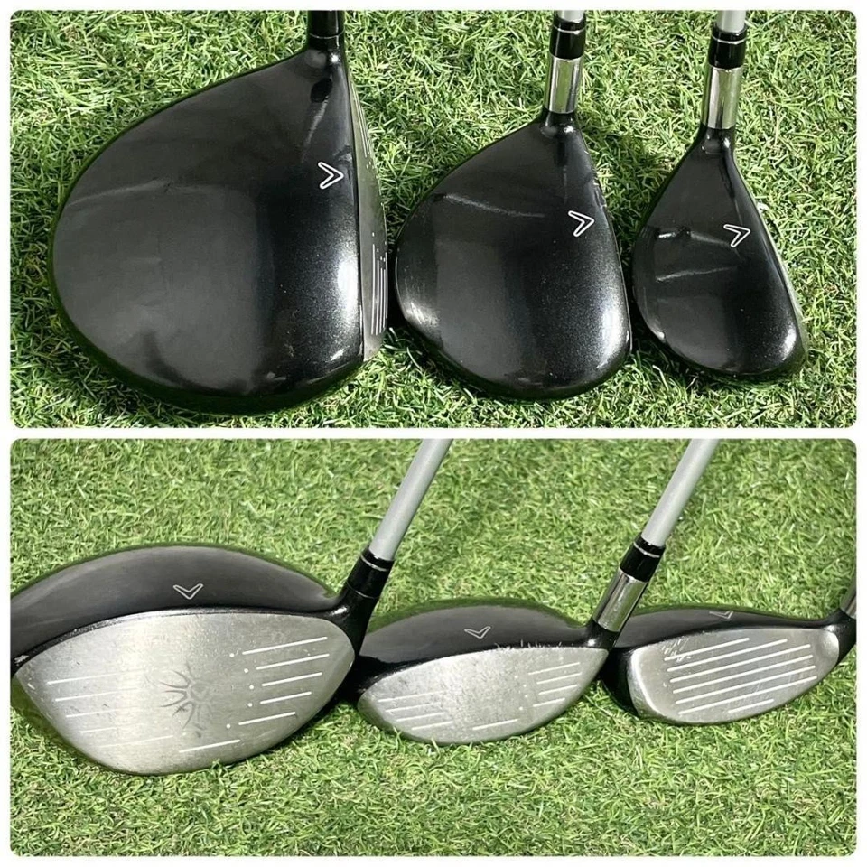 Ladies Callaway Solaire Club Set 1W 5W 6H 7i 9i Pw Sw PT 8pc RH Women Graphite - Image 3 of 4