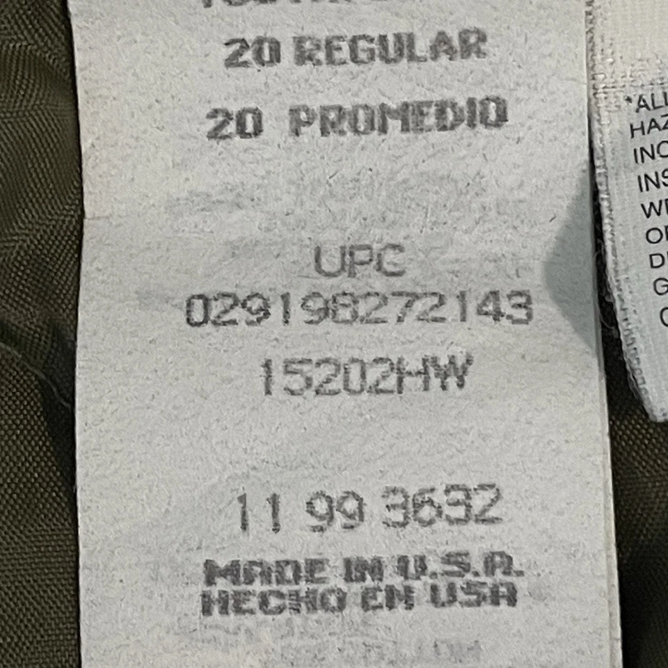 Walls Outdoors Camo Realtree Hardwoods Insulated Coveralls USA Youth Size 20 - Image 4 of 4