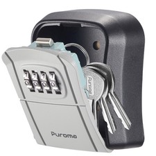 Key Lock Box Combo WallMounted Storage Safe Lockbox Home Office