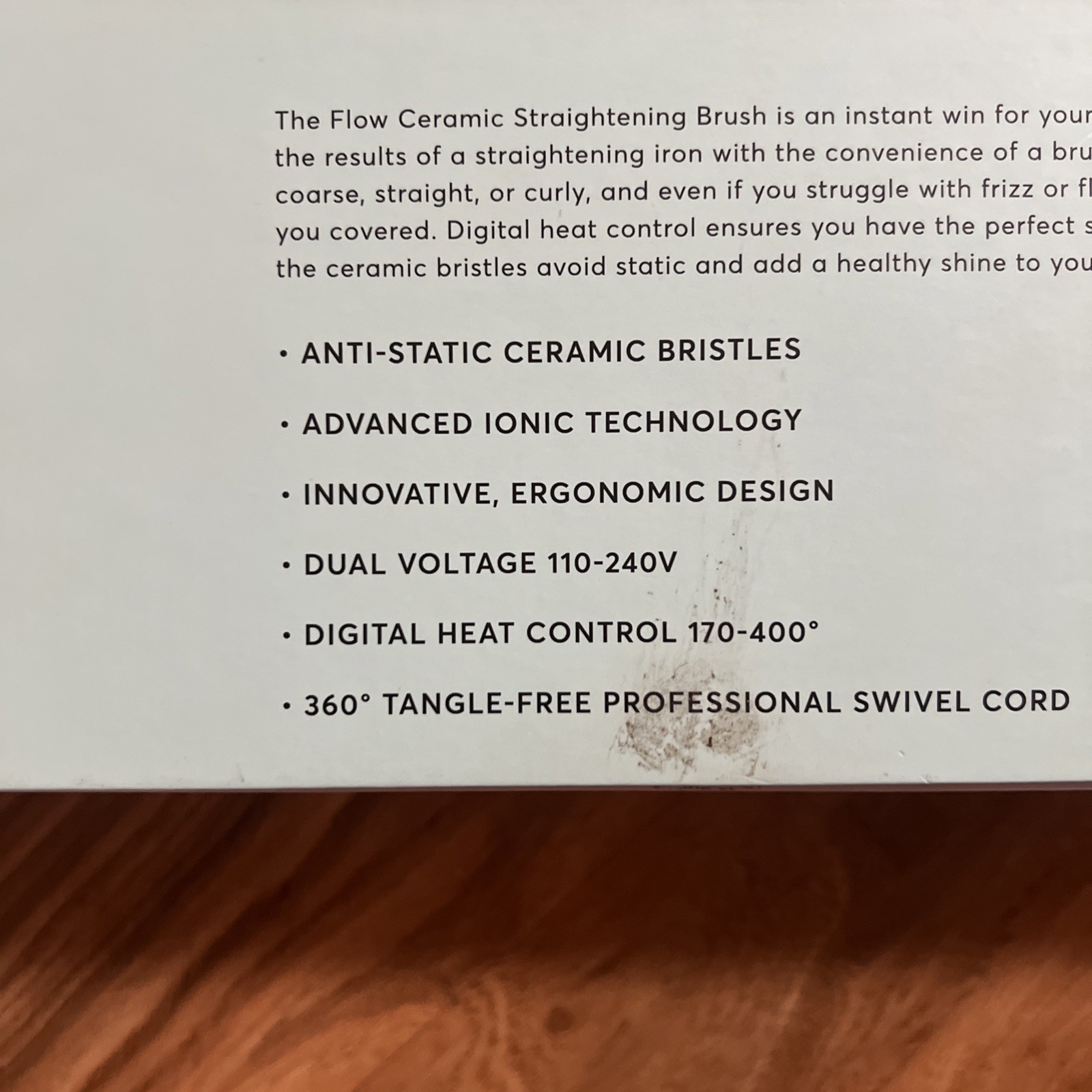 Vanity Planet Flow Ceramic Straightening Brush