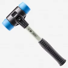 Halder Simplex Mallet with Soft Blue Rubber Inserts and Heavy Duty Reinforced Ho