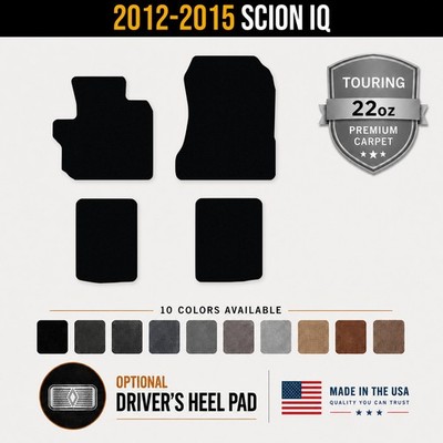 Avery Touring Front & Rear Floor Mats for 2012-2015 Scion iQ #1qJ
