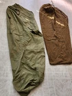Original US Military Sleeping Bag Bag Cover  and Wool Liner WW2? Vintage