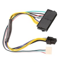 24P - 6P Notebook Power Cord 24pin to 6 Pin ATX Supply Cable for HP Z220 Z230