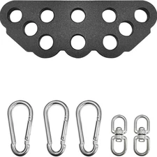 LAT Pull Down Bar Attachment for Cable Machine - Multi-Grip Fitness SpreaderBar❀