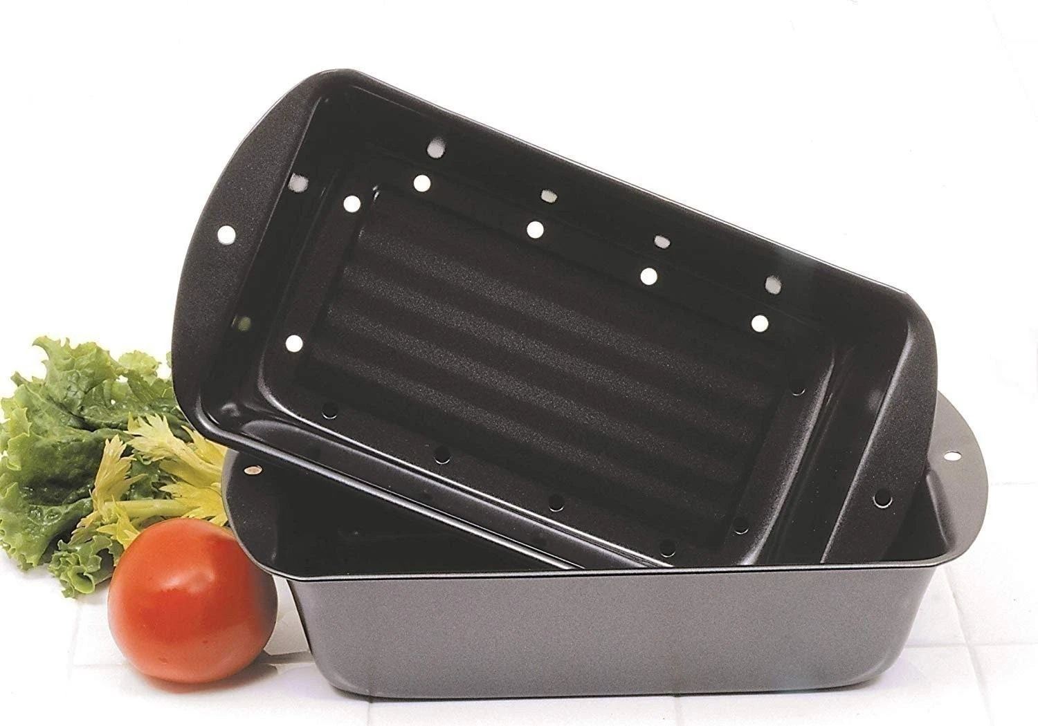 Norpro 4672 Nonstick Meat Loaf/Bread Pan Set