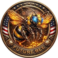 2026 Future American Bee 1 oz Copper Medal UHR Colorized Glow in Dark