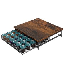 Coffee Pod Drawer for K Cups 36 Capacity Pods Storage Organizer w/Sliding Basket
